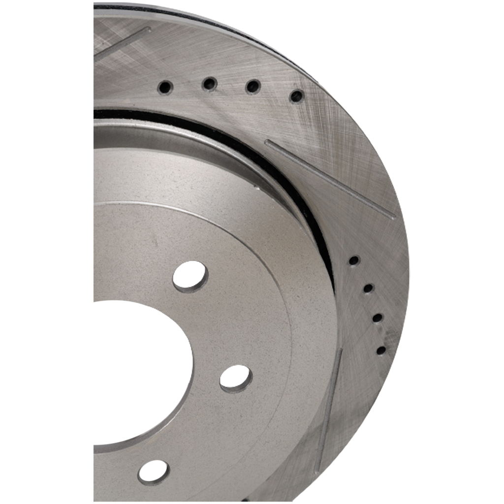 EXPEDITION / NAVIGATOR 07-17 REAR BRAKE DISC RH=LH, Cross-drilled and Slotted