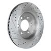 EXPEDITION/NAVIGATOR 07-20 FRONT BRAKE DISC RH=LH, Cross-drilled and Slotted