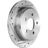 EXPLORER 95-01/RANGER 98-02 REAR BRAKE DISC RH=LH, Cross-drilled and Slotted