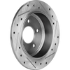 EXPLORER 95-01/RANGER 98-02 REAR BRAKE DISC RH=LH, Cross-drilled and Slotted