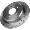 EXPLORER 95-01/RANGER 98-02 REAR BRAKE DISC RH=LH, Cross-drilled and Slotted