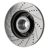 F-250/F-350 SUPER DUTY 12-21 FRONT BRAKE DISC RH=LH, RWD, Cross-drilled and Slotted