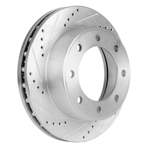 F-250/F-350 SUPER DUTY 99-04 / EXCURSION 00-05 FRONT BRAKE DISC RH=LH, 4WD, Cross-drilled and Slotted