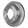 F-250 SUPER DUTY/F-350 SUPER DUTY 99-04 / EXCURSION 00-05 REAR BRAKE DISC RH=LH, Cross-drilled and Slotted