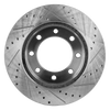 F-250/F-350 SUPER DUTY 05-12 FRONT BRAKE DISC RH=LH, 4WD, Cross-drilled and Slotted