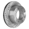 F-250/F-350 SUPER DUTY 05-12 REAR BRAKE DISC RH=LH, Cross-drilled and Slotted