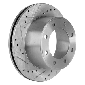 F-250/F-350 SUPER DUTY 05-12 REAR BRAKE DISC RH=LH, Cross-drilled and Slotted