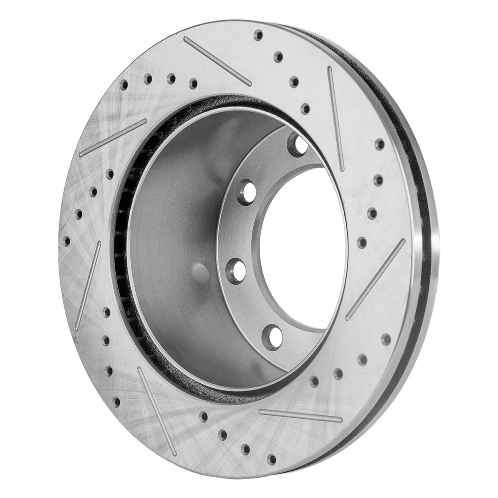 F-250/F-350 SUPER DUTY 05-12 REAR BRAKE DISC RH=LH, Cross-drilled and Slotted