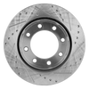 F-250/F-350 SUPER DUTY 05-12 REAR BRAKE DISC RH=LH, Cross-drilled and Slotted