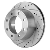 F-250/F-350 SUPER DUTY 05-12 REAR BRAKE DISC RH=LH, Cross-drilled and Slotted