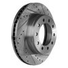 F-450/F-550 SUPER DUTY 05-16 FRONT BRAKE DISC RH=LH, Cross-drilled and Slotted