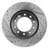 F-450/F-550 SUPER DUTY 05-16 FRONT BRAKE DISC RH=LH, Cross-drilled and Slotted