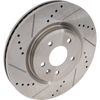 FLEX / EXPLORER 11-19 FRONT BRAKE DISC RH=LH, Cross-drilled and Slotted