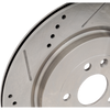 FLEX / EXPLORER 13-19 REAR BRAKE DISC RH=LH, Cross-drilled and Slotted