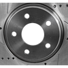 FLEX / EXPLORER 13-19 REAR BRAKE DISC RH=LH, Cross-drilled and Slotted