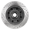 F-SERIES PICKUP 95-03/ECONOLINE VAN 95-99 FRONT BRAKE DISC RH=LH, Cross-drilled and Slotted