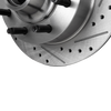 F-SERIES PICKUP 95-03/ECONOLINE VAN 95-99 FRONT BRAKE DISC RH=LH, Cross-drilled and Slotted