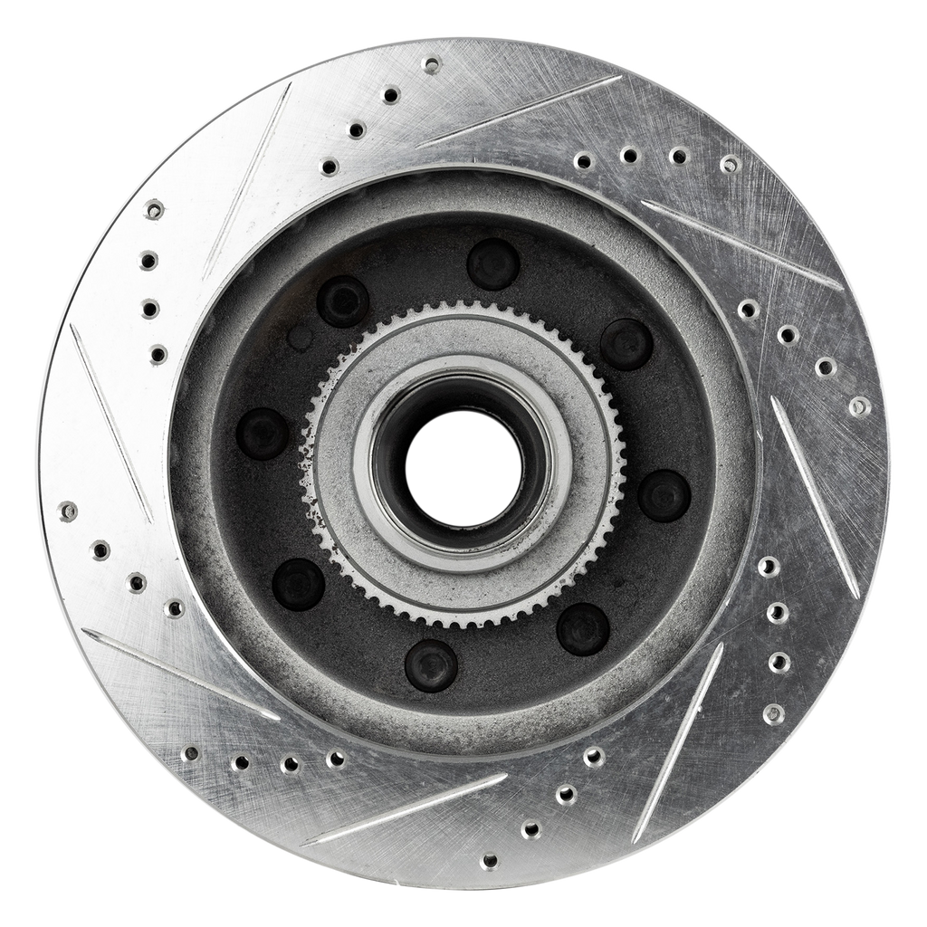 F-250 SUPER DUTY/F-350 SUPER DUTY 99-02 / EXCURSION 00-02 FRONT BRAKE DISC RH=LH, RWD, Cross-drilled and Slotted