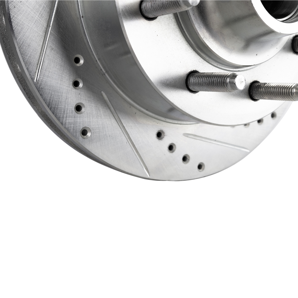 F-250 SUPER DUTY/F-350 SUPER DUTY 99-02 / EXCURSION 00-02 FRONT BRAKE DISC RH=LH, RWD, Cross-drilled and Slotted