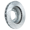 F-450/F-550 SUPER DUTY 99-04 / E-550 ECONOLINE SUPER DUTY 02-02 FRONT BRAKE DISC RH=LH, Cross-drilled and Slotted