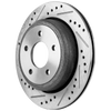 RANGER 10-11/B2300 PICKUP 10-10 REAR BRAKE DISC RH=LH, Cross-drilled and Slotted