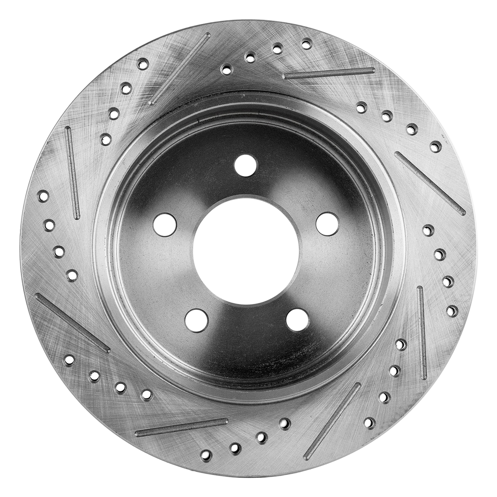 RANGER 10-11/B2300 PICKUP 10-10 REAR BRAKE DISC RH=LH, Cross-drilled and Slotted