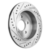 RANGER 10-11/B2300 PICKUP 10-10 REAR BRAKE DISC RH=LH, Cross-drilled and Slotted