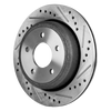 RANGER 10-11/B2300 PICKUP 10-10 REAR BRAKE DISC RH=LH, Cross-drilled and Slotted