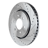 ACADIA 07-17/TRAVERSE 09-17 REAR BRAKE DISC RH=LH, Cross-drilled and Slotted