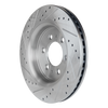 ACADIA 07-17/TRAVERSE 09-17 REAR BRAKE DISC RH=LH, Cross-drilled and Slotted