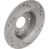 ACCORD 03-07/TSX 04-08 REAR BRAKE DISC RH=LH, Cross-drilled and Slotted