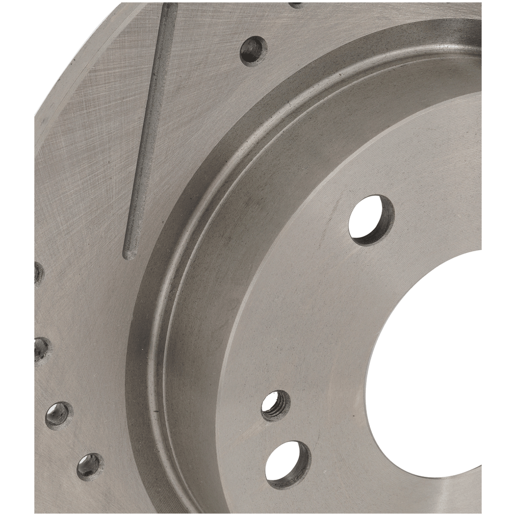 CIVIC 16-20/INSIGHT 19-21 REAR BRAKE DISC RH=LH, Cross-drilled and Slotted