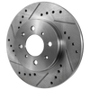 EL 97-05/CIVIC 90-05/INTEGRA 90-01 FRONT BRAKE DISC RH=LH, Cross-drilled and Slotted