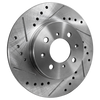 EL 97-05/CIVIC 90-05/INTEGRA 90-01 FRONT BRAKE DISC RH=LH, Cross-drilled and Slotted