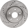 CR-V 07-16/RDX 07-12 FRONT BRAKE DISC RH=LH, Cross-drilled and Slotted