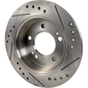 ELANTRA 11-20/SOUL 14-22 REAR BRAKE DISC RH=LH, Cross-drilled and Slotted