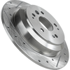 PILOT 16-20/RIDGELINE 17-20/PASSPORT 19-21 REAR BRAKE DISC RH=LH, Cross-drilled and Slotted