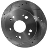 CSX 06-11/PRELUDE 97-01/CIVIC 06-15 REAR BRAKE DISC RH=LH, Cross-drilled and Slotted