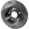 CSX 06-11/PRELUDE 97-01/CIVIC 06-15 REAR BRAKE DISC RH=LH, Cross-drilled and Slotted