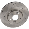 SANTA FE 13-19 FRONT BRAKE DISC RH=LH, Cross-drilled and Slotted