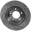 SONATA 05-19/OPTIMA 11-20 REAR BRAKE DISC RH=LH, Cross-drilled and Slotted