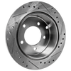 SEBRING 07-10 / COMPASS/PATRIOT 09-17 REAR BRAKE DISC RH=LH, Cross-drilled and Slotted