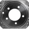 SEBRING 07-10 / COMPASS/PATRIOT 09-17 REAR BRAKE DISC RH=LH, Cross-drilled and Slotted