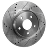 SEBRING 07-10 / COMPASS/PATRIOT 09-17 REAR BRAKE DISC RH=LH, Cross-drilled and Slotted