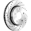 WRANGLER 07-17/WRANGLER JK 18-18 FRONT BRAKE DISC RH=LH, Cross-drilled and Slotted, (302mm Front Disc, Standard Brakes)