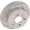 ES350 07-12/CAMRY 07-11/AVALON 08-12 REAR BRAKE DISC RH=LH, Cross-drilled and Slotted