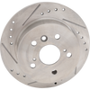 ES350 07-12/CAMRY 07-11/AVALON 08-12 REAR BRAKE DISC RH=LH, Cross-drilled and Slotted