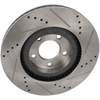 EDGE 07-14/MKX 07-15 FRONT BRAKE DISC RH=LH, Cross-drilled and Slotted