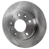 CX-3 19-19 REAR BRAKE DISC RH=LH, Plain Surface, Solid, 5 Lugs