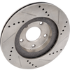 ALTIMA 02-06/I35 02-04/MAXIMA 02-03 FRONT BRAKE DISC RH=LH, Cross-drilled and Slotted